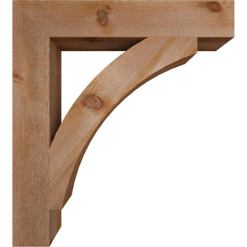 Support de bloc Thorton, H 40 po x l 6 po x P 36 po, Cèdre rouge de l'Ouest (scié brut)