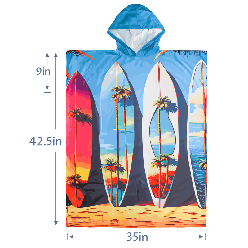 Très grande serviette de plage East Urban Home Adutls