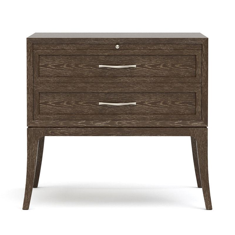Maidstone 2 - Drawer Solid Wood Nightstand, Pier