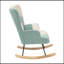 Chaise berçante avec repose-pieds-1117032795