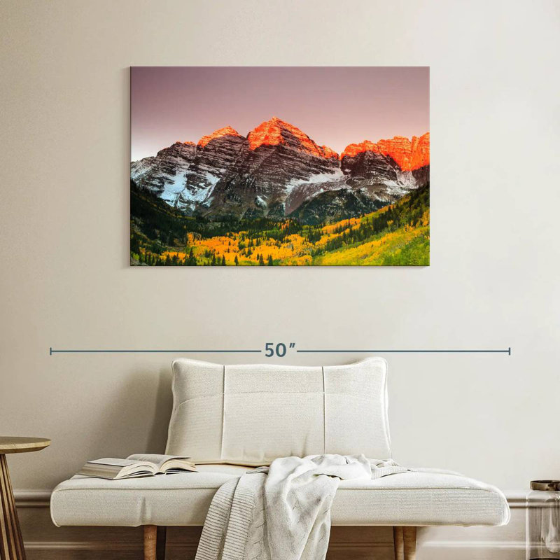 Alvord Maroon Bells Mountain View, H 26 po x l 39 po