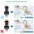 Bathroom faucet with 360 degree turn spout-110825959