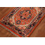 Tapis traditionnel indien orange en laine orange 2x3