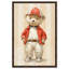 Ours en peluche feuille d'érable, décoration acrylique encadrée par Art Remedy, cadre doré, 20 x 30-1941118944-1941118946