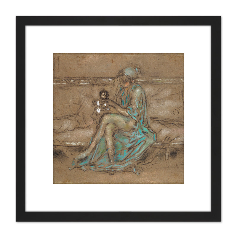 James Mcneill Whistler The Green Cap by James Abbott McNeill Whistler - Single Picture Frame Painting
