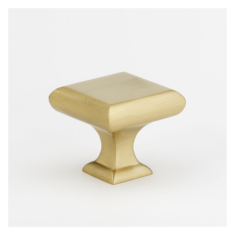 Oversized Manhattan Square Knob, 1.25" H x 1.25" W x 1.125" D
