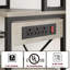 89.9cm W Metal Shelving Unit