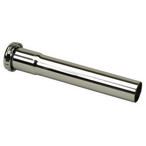 1-1/4" x 8" Brass Slip-Joint Extension Tube