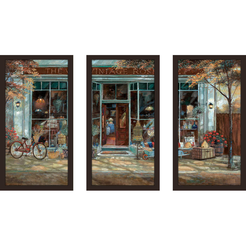 « rétro rose revisited », reproduction de peinture à l’huile à multiples images, L 40,5 po x H 25,5 po x P 1 po