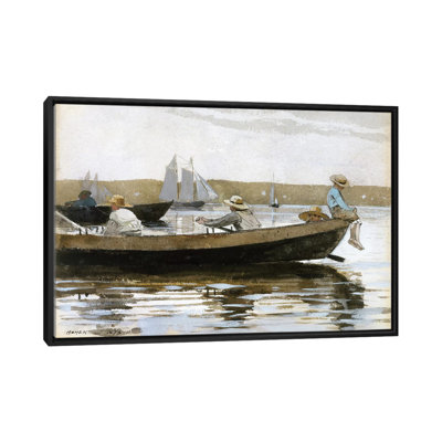 «Garçons dans un dory, 1873» par Winslow Homer, reproduction sur toile