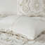 Ensemble de housse de couette en chenille de coton double / grand capitonné