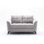 Ensemble de fauteuil Chair en velours gris