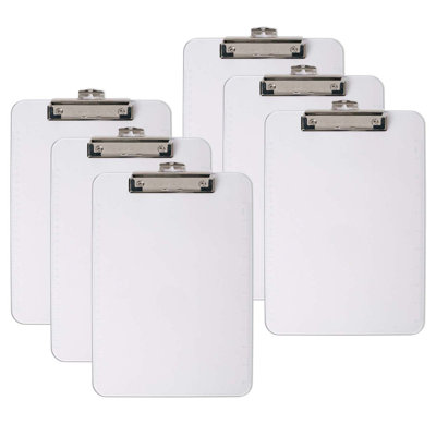 Letter Size Plastic Clipboard Set