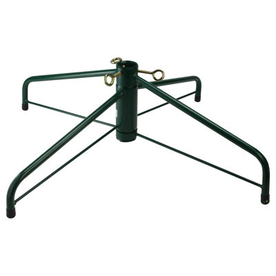 Green Folding Artificial Christmas Tree Decorating Stand