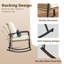 Ensemble de conversation pour patio pour 2 personnes avec coussins-2116400957