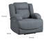 Fauteuil inclinable électrique transitionnel de 36 po Herriman avec revêtement luxueux en microfibre polie, contrôle de puissance à une touche, confort réglable à plusieurs positions-22176026-54054630
