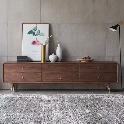 Modern simple storage cabinet TV stand