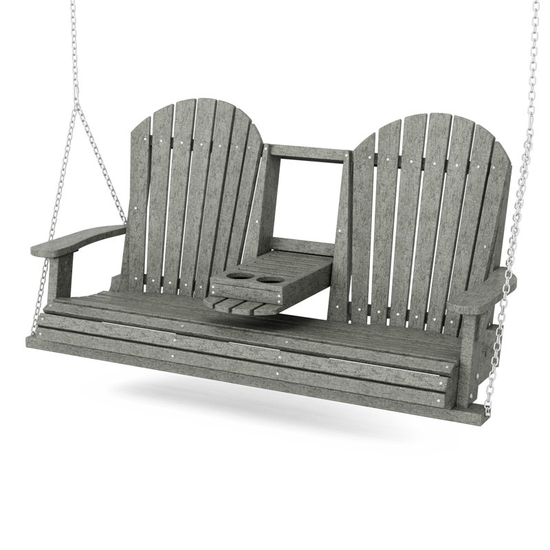 Balancelle 5 pi avec console Heritage, Gris foncé