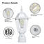 Lampadaire d'extérieur imperméable Berkett (ensemble de 2)-110530984