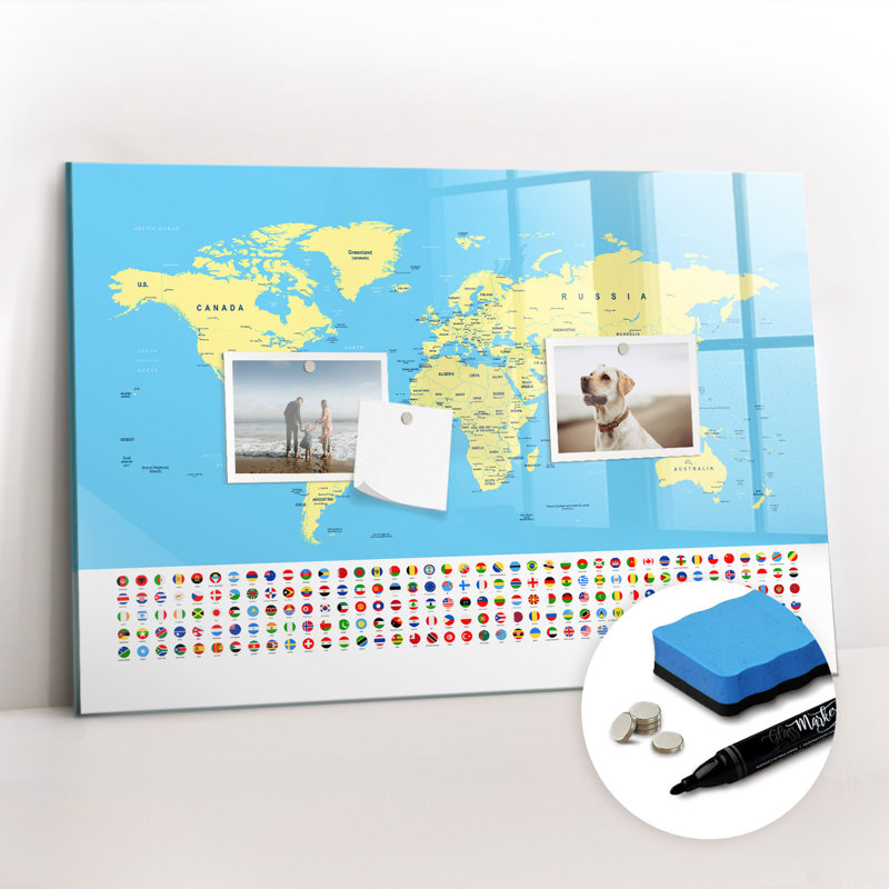 Magnetic Glass Dry Erase Board