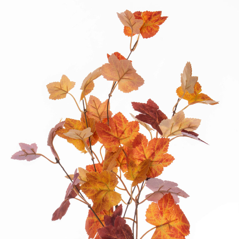 Faux Maple Polyester 22'' Wreath