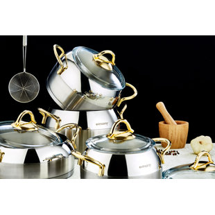 8 - Piece Stainless Steel (18/10) Cookware Set