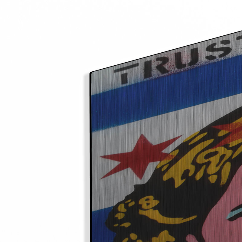 «Trust Yourself» par Abstract Graffiti, art mural, H 36 po x l 24 po