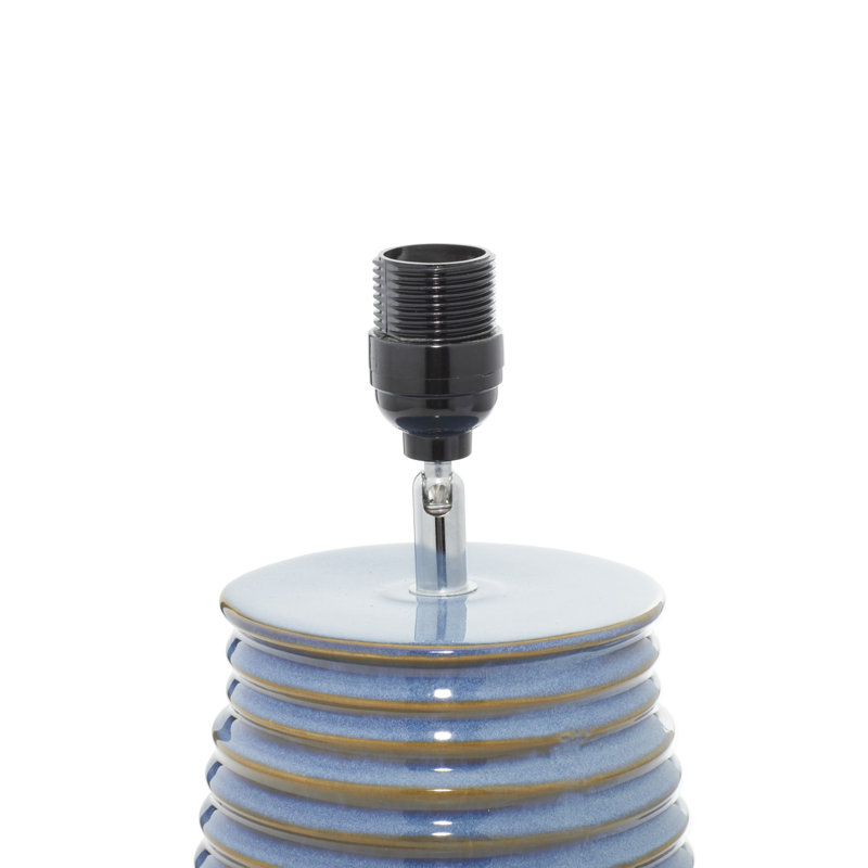 Lampe de table bleue