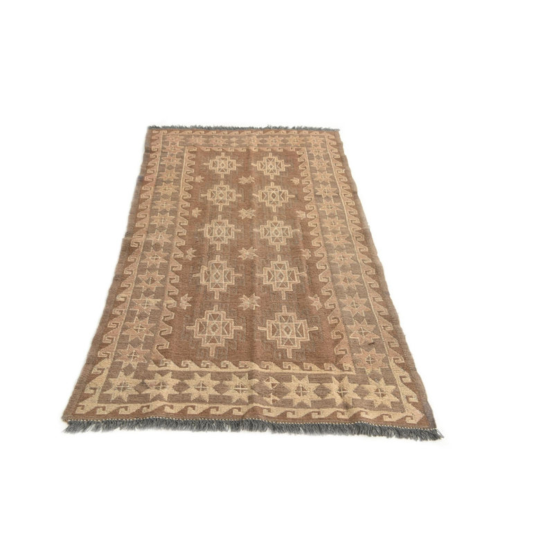 5 Ft Runner Parrett Brown Rug