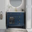 Lavabo de salle de bain 35,6 po Mid-Century-1565786433