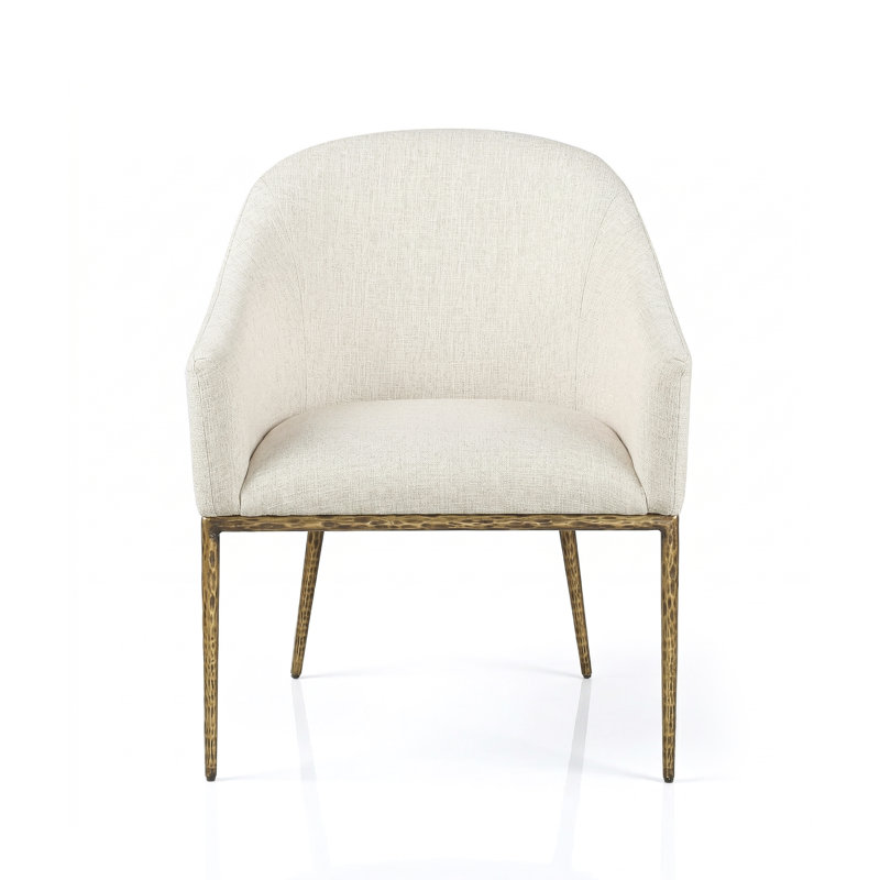 Fauteuil Chamblee, Doré