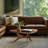 3-Piece Mid Century Modern Living Room Wood Table Set With Triangular Tops & Sculptural Bases-116648732