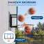 Panier de basketball mural 44 po avec panneau en PC incassable et rebord en acier