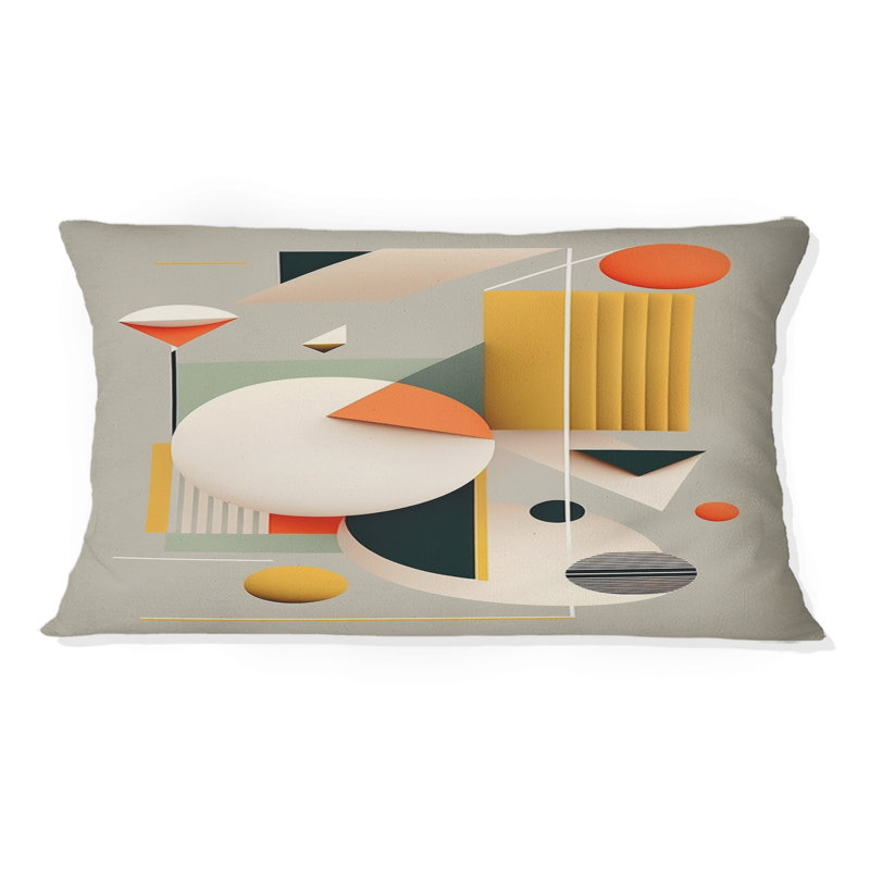 Coussin Minimal Bauhaus Dimensions III - Abstract