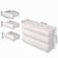 Commode 6 tiroirs sans poignée pour commode de chambre à coucher, 6 tiroirs modernes avec rangement large