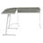 Grey And White L-Shape Computer Desk