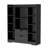 Achnas 39" W x 47" H Storage Bookcase with 10 Cubes and 2 Drawers-306577636