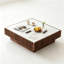 Table basse de comptoir en granite de 35,43 pouces
