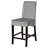 Pedestal Dining Set in Gray and Black-94365246-121469149