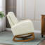 Chaise de chambre de bébé à bascule avec dossier haut pour le salon