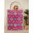High-Quality Area Rug, 100% Cotton, 31.5 x 78.7 inches | 1200 Grams/Sq Meter, Pile Height: 0.4 inches, Non-Slip PVC Underside | Antibacterial, Machine Washable, Elegant White, Cream, Pink & Blue Design for Home Décor-112936908