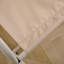 Chaise berçante d'extérieur, coussin confortable, avec coussin épais et doux, pour le salon, la chambre à coucher, la salle de lecture, structure beige avec coussin beige