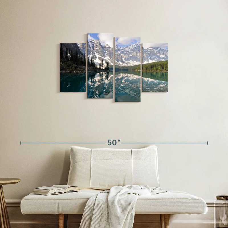 Alvord Moraine Lake, matin d'hiver, H 22 po x l 36 po