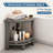 Hdpe Shower Bench For Inside Shower, Poly Corner Shower Stool For Shaving Legs, Heavy Duty 350lbs Shower Seat With Storage Shelf, Waterproof Shower Foot Rest Shower Chair For Bathroom Indoor Outdoor Use-1207379070