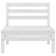 Avely Pine Outdoor Garden Chair Armless Lounge Chair
