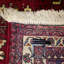 Tapis oriental rouge / beige en coton / laine fait à la main 3 pi x 5 pi Orfelinda