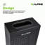 Poubelle perforée carrée en acier inoxydable 13 gallons-102722099