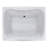 Dominica 58'' x 40.5'' Acrylic Bathtub