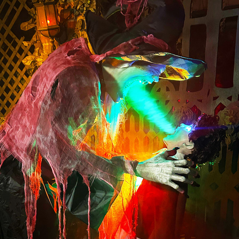 Witches and Wizards Haunted Hill Farm 7 ft. Motion-Sensor Soul Harvester Halloween Animatronic by Tekky