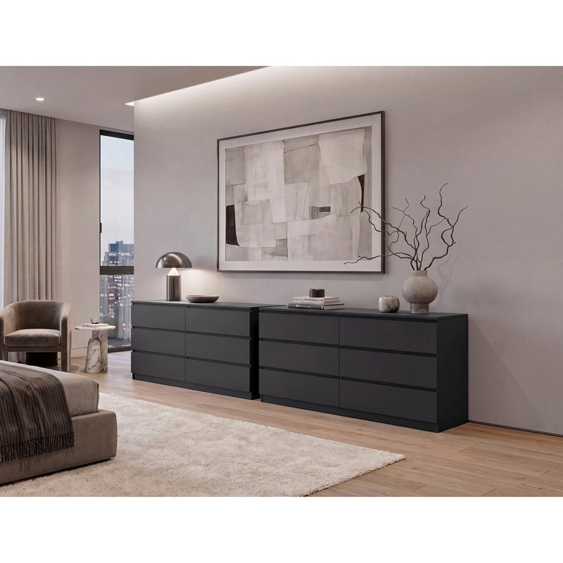 Commode 6 tiroirs Wenge